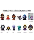 Disney 3D Foam Bag Clips Villains Series 4 Display 24 Monogram Int.