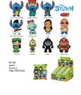 Lilo & Stich 3D PVC Bag Clips Stich Series 2 Display 24 Monogram Int.