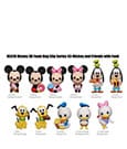 Mickey & Friends 3D PVC Bag Clips Mickey & Friends with Food Series 43 Display 24 Monogram Int.