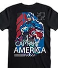 Marvel Rivals T Shirt Captain America Size XL Heroes Inc