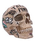 Coin Bank Skull Tattoo Fund Nemesis Now