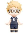 Haikyu!! HELLO! GOOD SMILE Action Figure Kei Tsukishima Orange Rouge