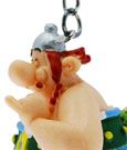 Asterix Keychain Obelix with Flowers Plastoy