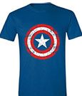 Marvel T Shirt Captain America Cracked Shield Size S PCMerch