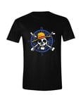 One Piece Live Action T Shirt Greyscale Skull Size S PCMerch