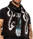 Harry Potter Scarf Dark Arts Spell Long Length Black CID