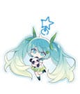 Hatsune Miku Acrylic Keychain Kawaii Spring Time POPbuddies