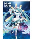 Hatsune Miku Wallscroll Miku Expo 10th Anniversary Limited Edition POPbuddies