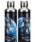 Fantastic Four Metal Water Bottle Silver Surfer Paladone Products