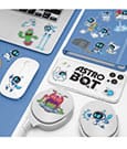 Astro Bot Gadget Sticker Set Astro Bot Paladone Products