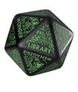Viridian Jumbo Dice Dungeon Room Generator D20 Black Q Workshop