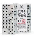 Q Workshop Dice Set Full Pack D6 Pearl 20 Q Workshop