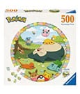 Pokémon Round Jigsaw Puzzle Flowery Pokémon 500 pieces Ravensburger
