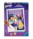 KPop Demon Hunters CreArt Paint by Numbers Painting Set Huntrix Ravensburger