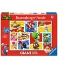 Super Mario Giant Floor Jigsaw Puzzle Mario's Friends and Foes 125 Pieces Ravensburger
