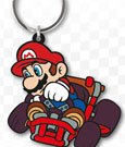 Mario Kart Rubber Keychain Drift Pyramid International