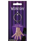 Wednesday Rubber Keychain Give Me A Hand Pyramid International