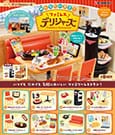 Delishers Restaurant Mini Figures Blind Box Display 8 Re-Ment