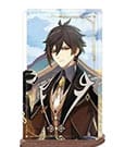 Genshin Impact Acryl Ornament with Glitter Zhongli Sakami Merchandise