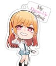 My Dress Up Darling Acrylic Keychain Marin Chibi Style Sakami Merchandise