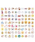 Molang Sticker Pack Sweet Moments Sakami Merchandise