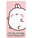 Molang Towel Pink Sakami Merchandise