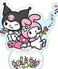 Sanrio Acrylic Stand Kuromi & My Melody Holographic Sakami Merchandise