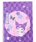 Sanrio Notebook Kuromi Japanese Holographic Checkered Sakami Merchandise