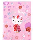 Sanrio Notebook Hello Kitty Kimono Holographic Checkered Sakami Merchandise