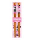Sanrio Pink Black Party Series Chopsticks Hello Kitty Kimono Sakami Merchandise