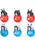 HeGrandmaster of Demonic Cultivation Yura Yura Mascot Mini Figures Display 6 Sakami Merchandise