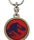 Jurassic Park Metal Keychain Logo SD Toys