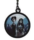 Corpse Bride Metal Keychain Couple & Logo SD Toys