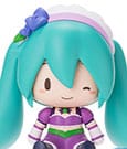 Character Vocal Series 01 Hatsune Miku Fuwa Petit Chibi Figure Hatsune Miku x Love and Berry Dress Up and Dance! Sparkly Purple Sega