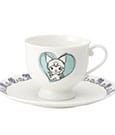 Sanrio Bone China Mug & Plate Set Kuromi Skater