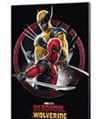 Marvel Wooden Wall Art Deadpool & Wolverine 01 Action Semic