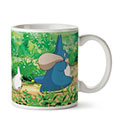 Studio Ghibli Mug Totoro White and Blue Semic