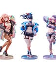 Gridman Universe PVC Statues 3 Pack Rikka Takarada Akane Shinjo Yume Minami Dreamy Divas Ver. Solarain