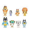 Bluey Family & Friends 8 Piece Figure Set Spectron Toys