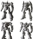 Armored Core Structure Arts Plastic Model Kits 4 Pack Series 1 Square-Enix