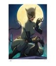 DC Comics Art Print Catwoman Batman the Animated Series unframed Sideshow Collectibles