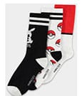 Pokémon Socks 3 Pack Pikachu Pokeball 39 42 Difuzed