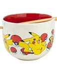 Pokémon Ramen Bowl with Chopsticks Face Stor