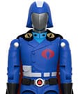 GI Joe ReAction+ Action Figure Wave 06 Cobra Commander Movie Black Cape Super7