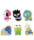 Sanrio Twinchees Mini Figures Hapidanbui Hoodie Display 24 Takara Tomy