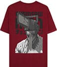 Chainsaw Man T Shirt Smile Bordeaux Size M Difuzed