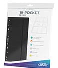 Ultimate Guard 18 Pocket Pages Side Loading 10 Black Ultimate Guard