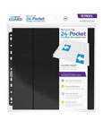 Ultimate Guard 24 Pocket QuadRow Pages Side Loading 10 Black Ultimate Guard