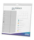 Ultimate Guard 24 Pocket QuadRow Pages Side Loading 10 Transparent Ultimate Guard
