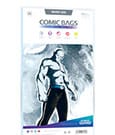 Ultimate Guard Comic Bags Resealable 100 Silver Size Ultimate Guard